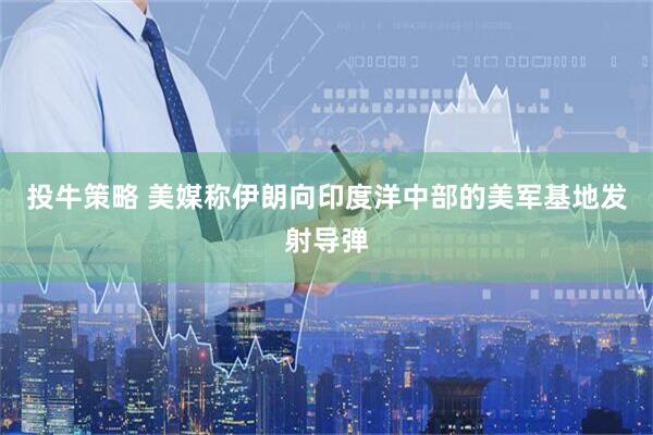 投牛策略 美媒称伊朗向印度洋中部的美军基地发射导弹